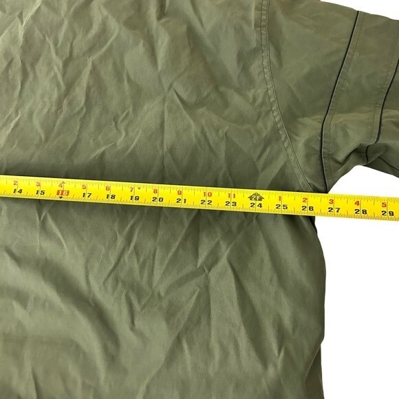 Van Heusen Club Jacket Lightweight Windbreaker Pullover Golf Jacket Green XL - Picture 9 of 9